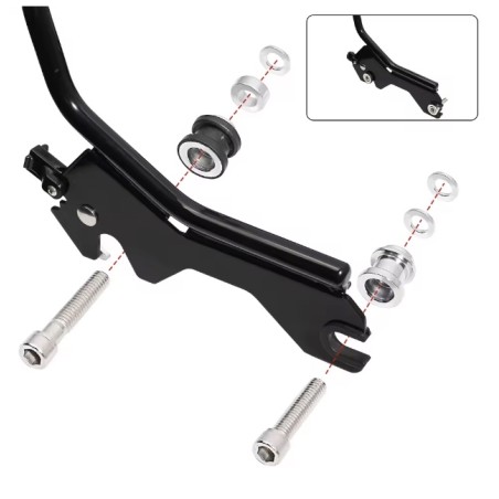 Apospómeno kit vásis gia Harley Street Bob FXBB Deluxe Heritage Deluxe Softail 2018-2024 KROXNE - 1  