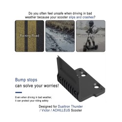 Modificirana zadebljana aluminijska pregrada protiv sudara bokobrana za Dualtron Thunder, Victor, Achilles, DT3 Minimotors - 13 