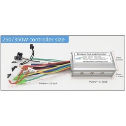 S866 Controller- und Display-Kit für Elektrofahrräder – 24 V, 36 V, 48 V – 250 W, 350 W, 500 W, 13 A, 15 A, 22 A  - 7 Bürstenlos