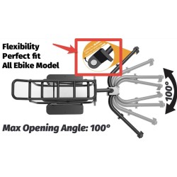 Monorim GL8 - reboque para porta-bagagens, cesto de bicicletas ou bicicletas elétricas. Monorim - 15 Monorim GL8 - reboque para 