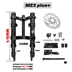 Elso felfuggesztes Monorim MZ3 Plus Dual Air Segway ZT3 nagyobb kenyelem  - 1  