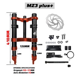 Elso felfuggesztes Monorim MZ3 Plus Dual Air Segway ZT3 nagyobb kenyelem  - 10  