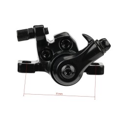 Brake kit for electric scooter HX X7 X8 cable disc caliper and brake pads  - 2  