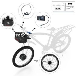 Monorim BPK350 konverteringssett motor 380w - batteri inkludert  - 2 Monorim BPK350 e-bike power kit, 380W – Oppgrader sykkelen 
