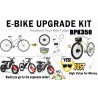 Monorim BPK350 konverteringssett motor 380w - batteri inkludert  - 22 Monorim BPK350 e-bike power kit, 380W – Oppgrader sykkelen