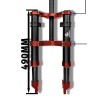 Suspensión delantera Monorim MD0 Dual Air Version 490mm x 165mm  - 2 
Compatibilidad: diseñada para montajes que requieren medid