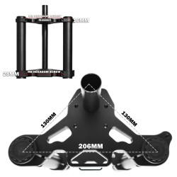 Priekine pakaba Monorim ME206 Dual Air version 565mm x 206mm  - 8 Suderinamumas: Monorim ME206 Dual Air priekine pakaba, 565mm x
