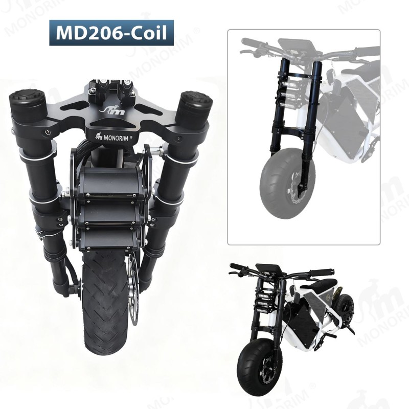 Suspensión delantera Monorim MD206 Coil Spring version 490mm x 206mm  - 8 
Compatibilidad: suspensión delantera Monorim MD206 Co