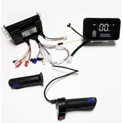 Sinusni brushless krmilnik motorja komplet 48V 84V 50A 3000W s plinom in zaslonom  - 2 Seznam izdelkov

50A krmilnik + 1 ročica 