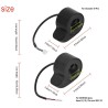 Gazkar Gotrax rollerhez GXL V2/Apex/Apex Pro/Apex XL/XR Elite vagy hasonlo  - 9 Pontos Gotrax kompatibilitasSimabb gazreakcioGyo