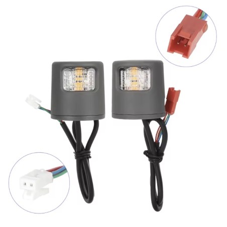 LED-blinklys til Xiaomi scooter 5/5 Pro/5 Plus/5 Max eller lignende - retningsviser kit for sikkerhed  - 1 
Klar kompatibilitet: