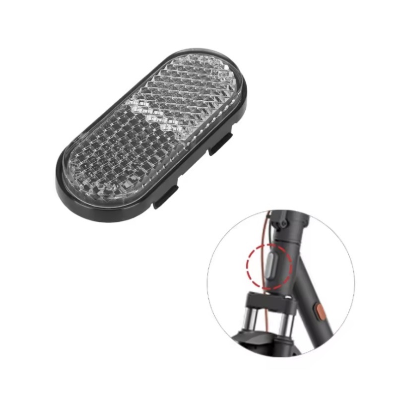 Eesmine reflektor Xiaomi Electric Scooter Elite toorattale  - 1 Täpne ühilduvus Xiaomi Electric Scooter Elite mudeliga.Parandab 
