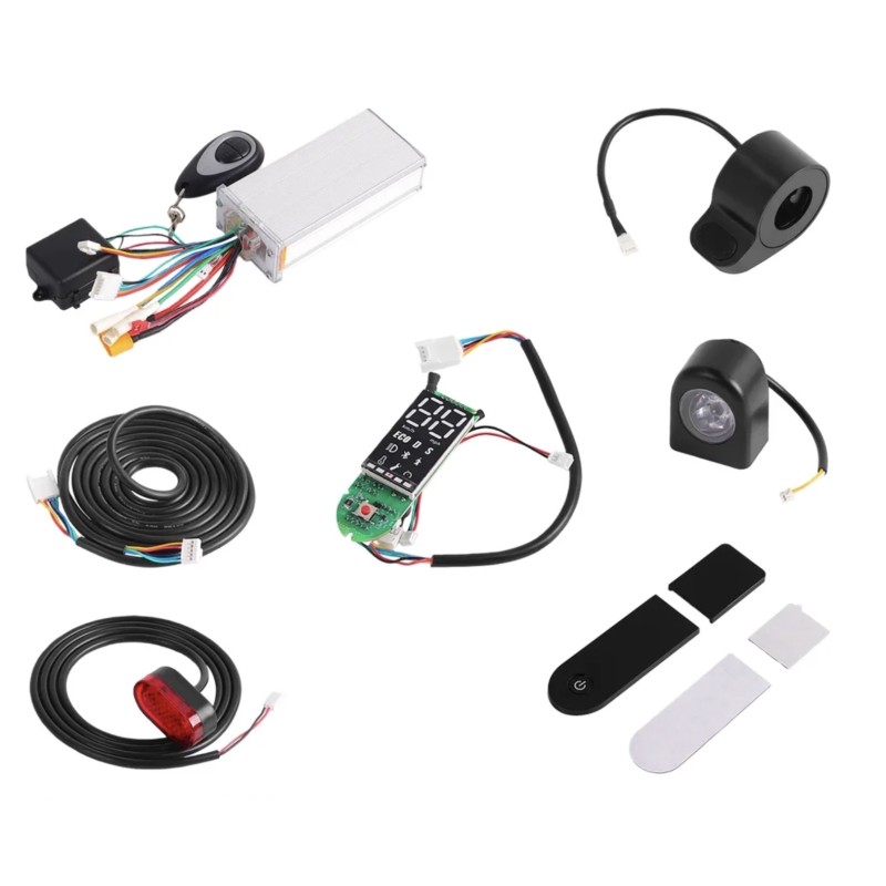 Kit controladora 48V Monorim U5+ com comando e limitador de velocidade para trotinetes Xiaomi  - 1 
Compatível com trotinetes Xi