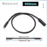 Motor cable for electric bike and extension with 9-pin connector  - 1 Motor cable and/or extension for electric bike with 9-pin 
