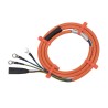 Kabel silnika 800W lub mocniejszego z 5 czujnikami Hall - gruby kabel wysokiej jakości  - 1 Pasuje do silników elektrycznych 800