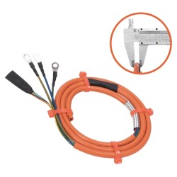 Kabel silnika 800W lub mocniejszego z 5 czujnikami Hall - gruby kabel wysokiej jakości  - 2 Pasuje do silników elektrycznych 800