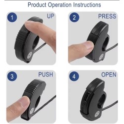 USB and USB-C charging port for electric scooter handlebar - XT30, XT60 and XT90  - 3 Suitable for electric scooter handlebars, 
