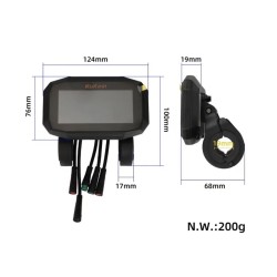 Ecran bord pentru trotinetă electrică Kukirin G2 Pro 2025 versiune nouă  - 5 
Compatibil cu trotineta electrică Kukirin G2 Pro 2