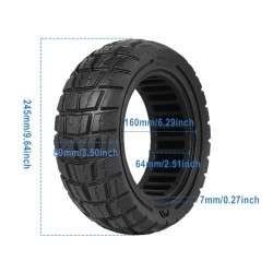 Umpinainen kennorengas 11 tuumaa 90/65-6.5 Dualtron Thunder, Kaabo ja Zero Scooter  - 13 Sopii yhteensopiviin 11 tuuman 90/65-6.