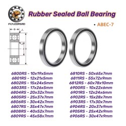 Set afgedichte kogellagers RS ABEC7 2 stuks 6806RS 6807RS 6808RS 6809RS 6811RS 6812RS 6900RS  - 2 Beschikbaar in referenties 680