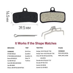 Zavorne ploščice Shimano Saint M810/M820, Zee M640, XTR M9120, XT M8020, Deore MT520 in TRP Quadiem/Slate T4  - 2 
Primerne za š