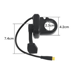 Gâchette d’accélérateur au pouce pour iScooter iX3, iX4 / Urban Glide E-CROSS ONE Pro 2 ou similaire  - 4 Compatible avec iScoot