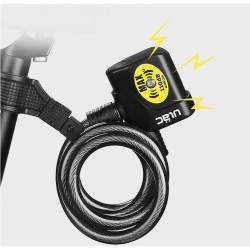 Kłódki z alarmem o wysokiej czułości - moc hałasu większa niż 100 decybeli. Klucz, pilot lub aplikacja mobilna Wan - 2 
Chroń do