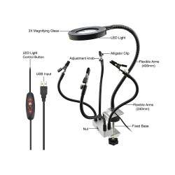 Hegesztőállvány nagyítóval  - 2  