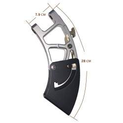 Skládací modul s uzamykacím tlačítkem pro 10palcový skútr  - 1  