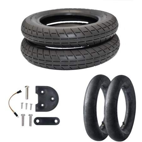 10 hüvelykes márkájú kerékkészletek a Xiaomi PRO fekete - piros - fehérhez  - 2  