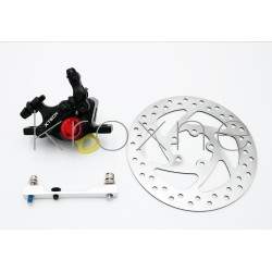 Kit completo de frenos pinza xTech negro para Xiaomi M365, 1S, Pro2 o M365 Pro ZOOM xTech - 1 Kit de instalación de frenos Zoom 