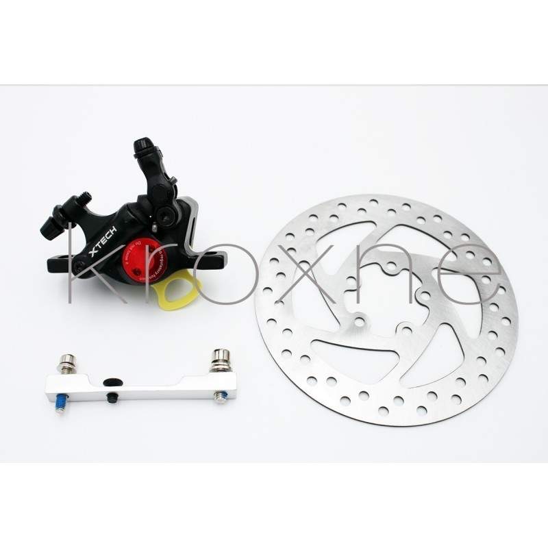 Täielik must xTech pidurisadula komplekt seadmetele Xiaomi M365, 1S, Pro2 või M365 Pro ZOOM xTech - 1 Xiaomi M365, 1S, Essential