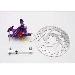 Komplet lilla xTech bremsesæt til Xiaomi M365, 1S, Essential, Pro2 eller M365 Pro. ZOOM xTech - 4 
Zoom Xtech HB100 komplet brem