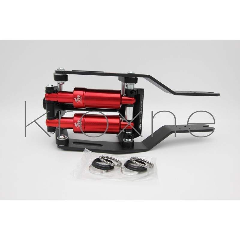 Monorim DM - amortizor dublu - suspensie față pentru scuterele electrice Xiaomi Monorim - 4 

Incluse în pachet:
- Suspensia Mon