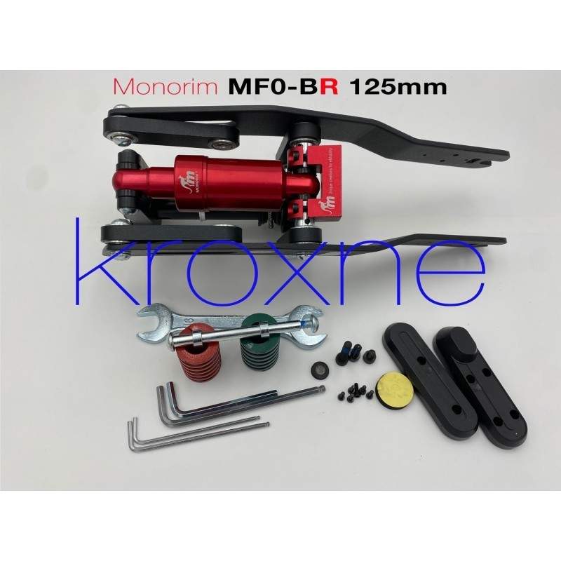 MF0 monorim priekinė pakaba Segway F20 F25E F30E F40E elektriniam paspirtukui Monorim - 6 Sumontuokite MF0 monorim amortizatoriu