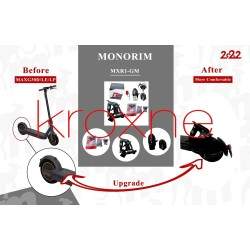 Suspensie spate Monorim MXR1-GM cu suport pentru plăcuță de înmatriculare și aripă extensibilă pentru Ninebot Max Monorim - 24  