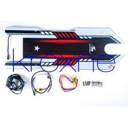 Monorim deck ALD WDL / base para scooters elétricos com luzes led e piscas esquerda / direita Monorim - 8 Base com luzes led e l