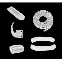 Kit de protections en silicone plus des gaines de câbles et un crochet pour sacs.  - 3 Kit de protections en silicone plus des g