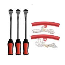 Alavancas e kit de alavancas para desmontagem e montagem de pneus KROXNE - 7 Alavancas e kit de alavancas para desmontagem e mon