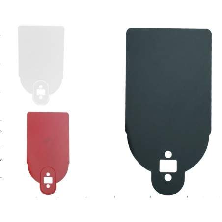 Unterstützung beim Anbringen der Lizenznummer oder eines reflektierenden Aufklebers  - 1 Unterstützung beim Anbringen der Lizenz