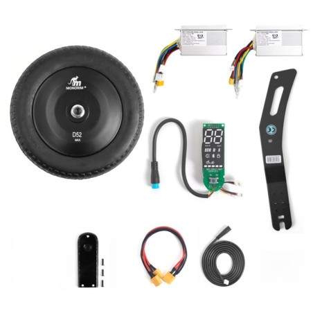 Monorim Dual52 Max (obsahuje 500W motor) Monorim - 1 
Zahŕňa nominálny 500w motor, pridaním tohto výkonu k motoru Monorim 500w d