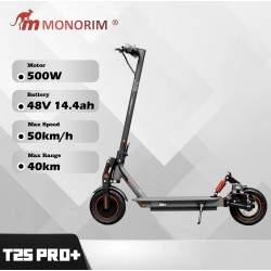 Monorim T2SPRO + 48v krachtige elektrische scooter - 500w motor - 14.4ah batterij Monorim - 1 Monorim T2SPRO + hoogwaardige elek