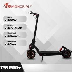 Monorim T3SPRO + 48v korkean suorituskyvyn skootteri - 500 W moottori - 14,4 h paristo Monorim - 1 Monorim T3SPRO + Suorituskyky