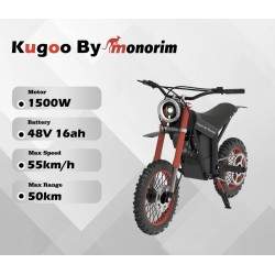 Ilektrikí motosykléta Monorim Argon me motér 1500w kai bataría 16Ah Monorim - 1 Ilektrikí motosykléta Monorim Argon me motér 150