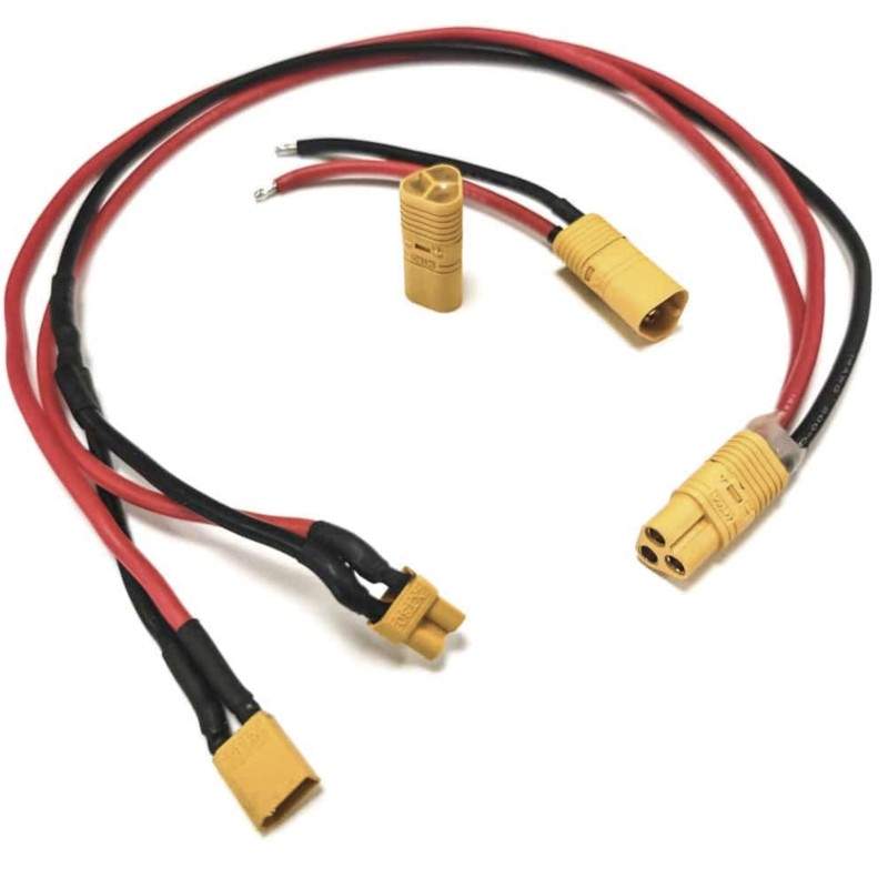 Kommutiruyemyy soyedinitel'nyy kabel' dlya vneshnego akkumulyatora, sovmestimogo s skuterom, elektricheskim velosipedom  - 1 Kom