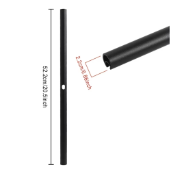 Przedłużona kierownica o długości 52 cm do hulajnogi elektrycznej Xiaomi, Ninebot lub podobnych.  - 1 Przedłużona kierownica o d