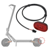 Baklys for fenderen til Xiaomi Scooter 4 Ultra eller lignende  - 1 Baklys for fenderen til Xiaomi Scooter 4 Ultra eller lignende