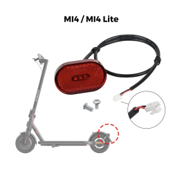 Feu arrière pour l'aile du Xiaomi Scooter Mi 4, Mi 4 Lite ou similaire  - 1 Feu arrière pour l'aile du Xiaomi Scooter Mi 4, Mi 4