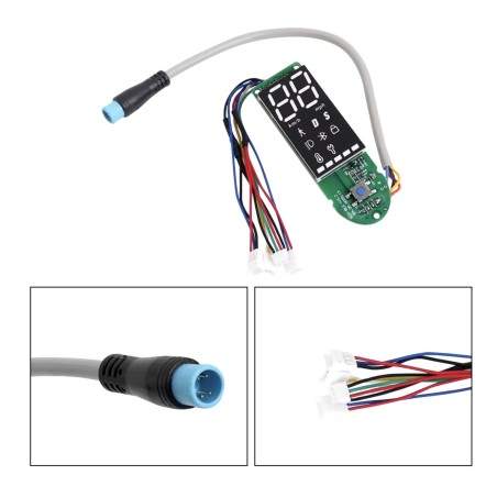 Panel de control - pantalla para Xiaomi Pro, Pro2, Essential con dos cables independientes para maneta de freno  - 3 Panel de co