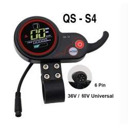 Pantalla QS-S4 de 6 pines (36 V-60 V) para Kaboo, Zero 9, Zero 8X, Zero10, Zero10X y similares  - 1 Pantalla QS-S4 de 6 pines (3